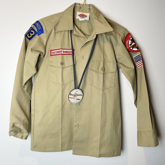 Dickies Discovery Rangers Illinois Long Sleeve Uniform Shirt & Pants Set Size 12 - Picture 1 of 16